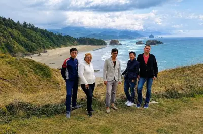 Côte centrale de l’Oregon depuis Eugene : Phares et bassins de marée