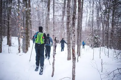 Ski-Shoeing im Jacques-Cartier-Nationalpark ab Quebec City